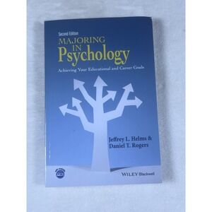 Majoring In Psychology 2nd Ed Helms Rogers Career Goals Wiley Softcover Textbook